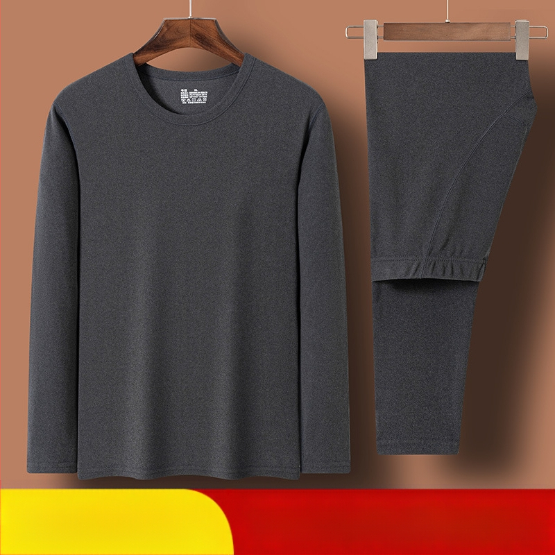 Γερμανικό βελούδινο θερμικό εσώρουχο, ανδρικό και γυναικείο, έτος γέννησης, χειμωνιάτικα κόκκινα φθινοπωρινά ρούχα και παντελόνια, διπλής όψης τρίψιμο, βασικό παλτό διασυνοριακό