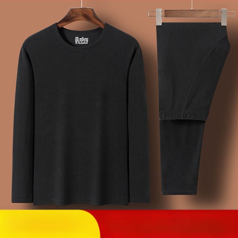 Γερμανικό βελούδινο θερμικό εσώρουχο, ανδρικό και γυναικείο, έτος γέννησης, χειμωνιάτικα κόκκινα φθινοπωρινά ρούχα και παντελόνια, διπλής όψης τρίψιμο, βασικό παλτό διασυνοριακό