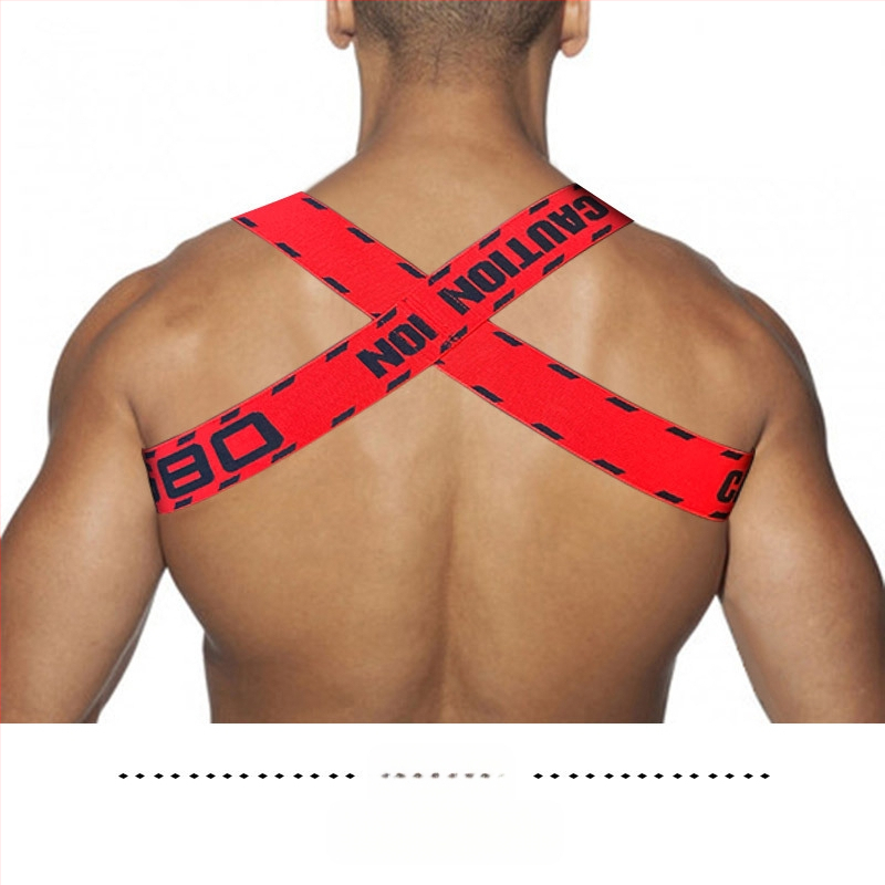 46 boja PUMPA Remen za rame Elastični izvlačni prsni remen Veliki prsni remen Europski i američki Party Fitness Seksi Muscle Muški remen