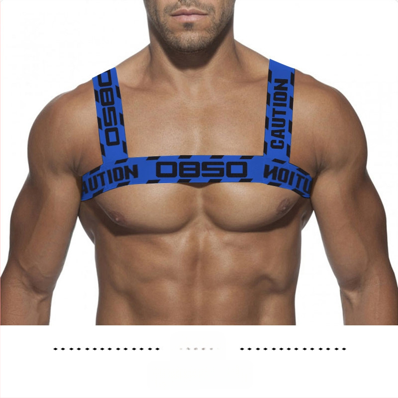 46 boja PUMPA Remen za rame Elastični izvlačni prsni remen Veliki prsni remen Europski i američki Party Fitness Seksi Muscle Muški remen