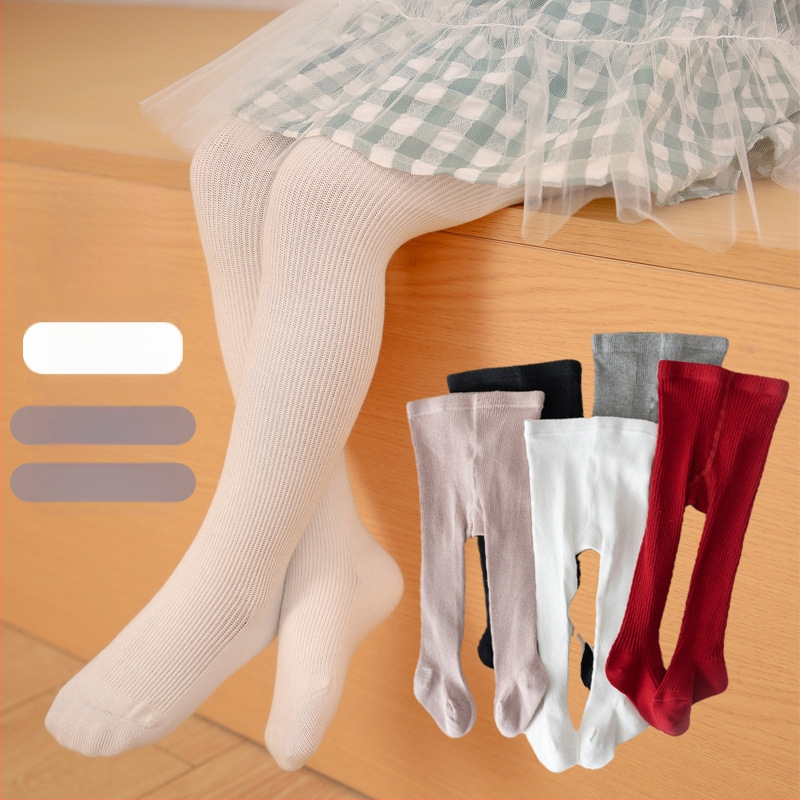 2024 Őszi és téli új lányka baba leggings egyéves babáknak piros harisnyanadrág