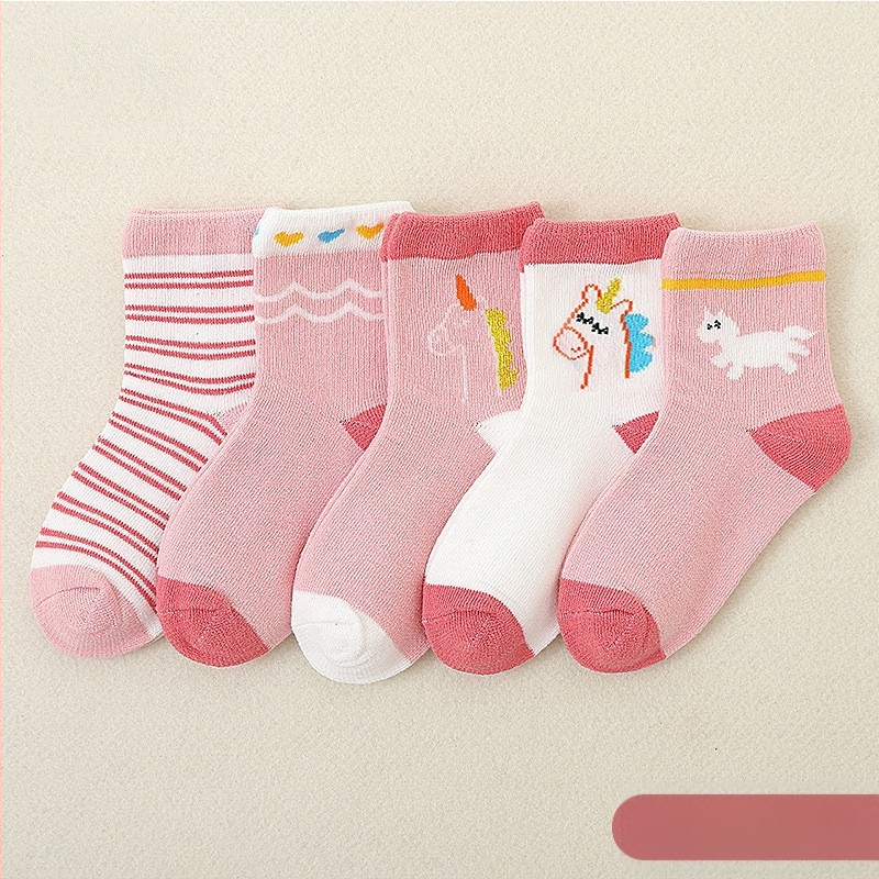 Sügisesed ja talvised uued laste sokid torus, laste sokid kammitud puuvillast, multifilmitrükiga, meeste ja naiste, suurte laste A-klassi beebisokid hulgimüügist