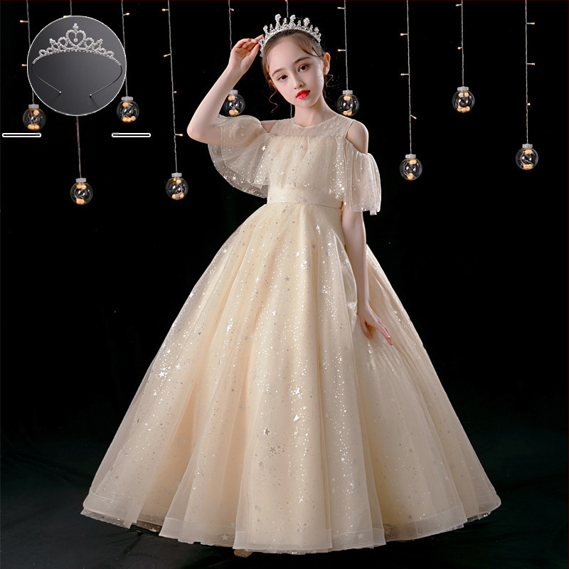 Παιδικό φόρεμα υποδοχής για κορίτσια, φόρεμα χορωδίας μαθητών δημοτικού σχολείου, φόρεμα ποίησης, απαγγελία πιάνου, 1 Ιουνίου