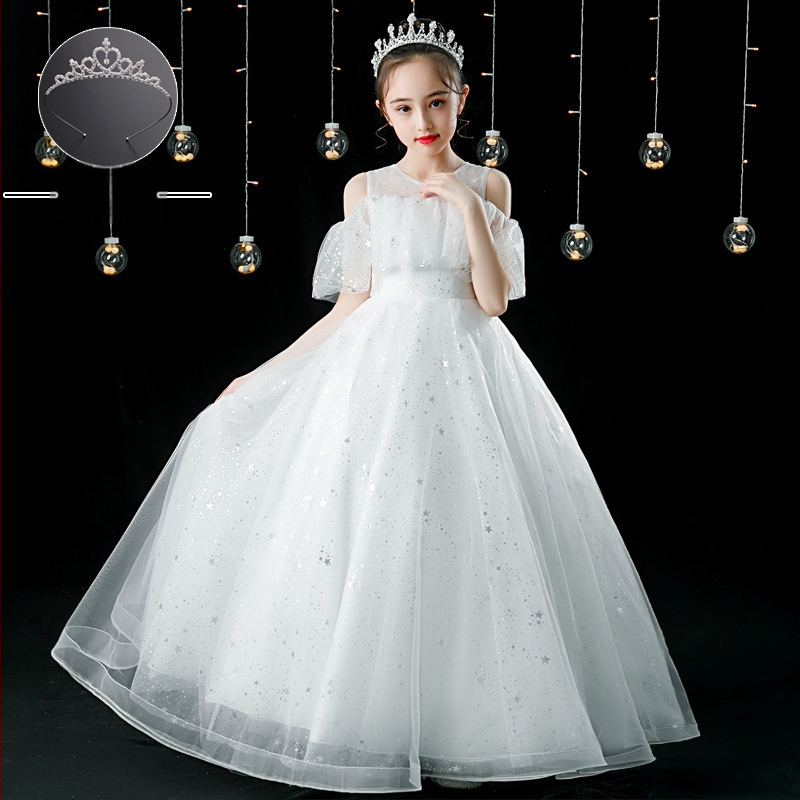 Παιδικό φόρεμα υποδοχής για κορίτσια, φόρεμα χορωδίας μαθητών δημοτικού σχολείου, φόρεμα ποίησης, απαγγελία πιάνου, 1 Ιουνίου