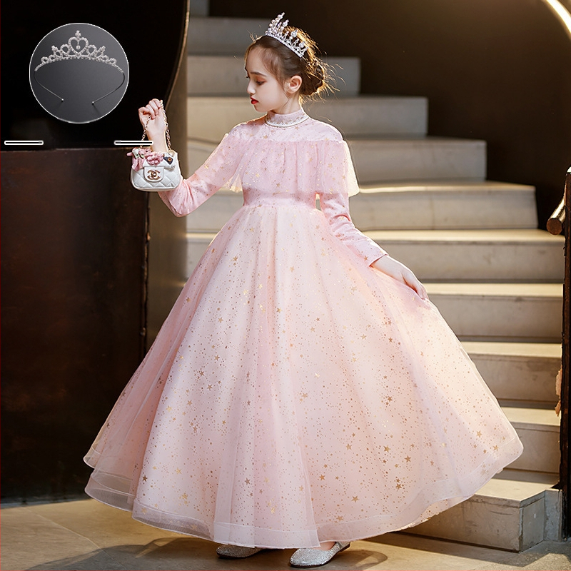 Παιδικό φόρεμα υποδοχής για κορίτσια, φόρεμα χορωδίας μαθητών δημοτικού σχολείου, φόρεμα ποίησης, απαγγελία πιάνου, 1 Ιουνίου