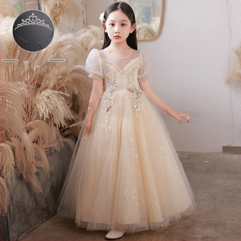 Παιδικό φόρεμα υποδοχής για κορίτσια, φόρεμα χορωδίας μαθητών δημοτικού σχολείου, φόρεμα ποίησης, απαγγελία πιάνου, 1 Ιουνίου