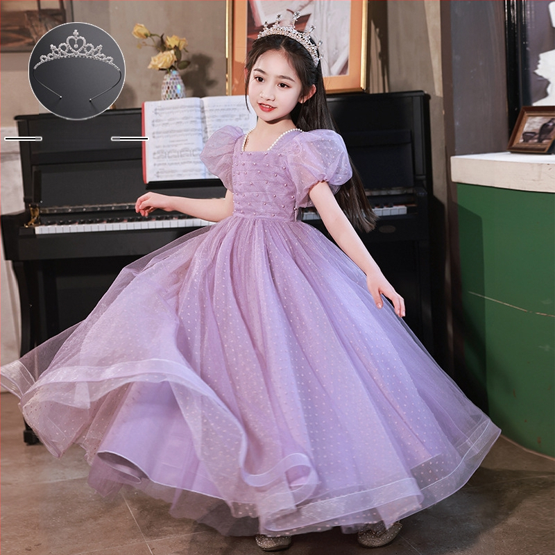 Παιδικό φόρεμα υποδοχής για κορίτσια, φόρεμα χορωδίας μαθητών δημοτικού σχολείου, φόρεμα ποίησης, απαγγελία πιάνου, 1 Ιουνίου