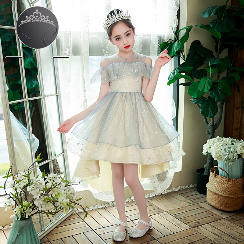 Παιδικό φόρεμα υποδοχής για κορίτσια, φόρεμα χορωδίας μαθητών δημοτικού σχολείου, φόρεμα ποίησης, απαγγελία πιάνου, 1 Ιουνίου