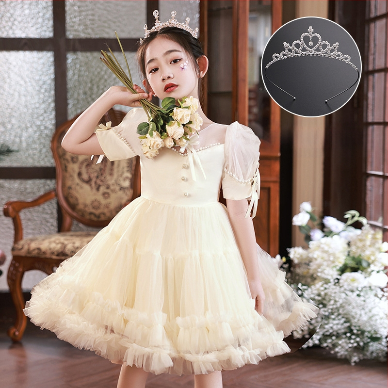 Παιδικό φόρεμα υποδοχής για κορίτσια, φόρεμα χορωδίας μαθητών δημοτικού σχολείου, φόρεμα ποίησης, απαγγελία πιάνου, 1 Ιουνίου