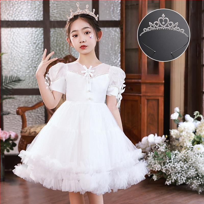 Παιδικό φόρεμα υποδοχής για κορίτσια, φόρεμα χορωδίας μαθητών δημοτικού σχολείου, φόρεμα ποίησης, απαγγελία πιάνου, 1 Ιουνίου