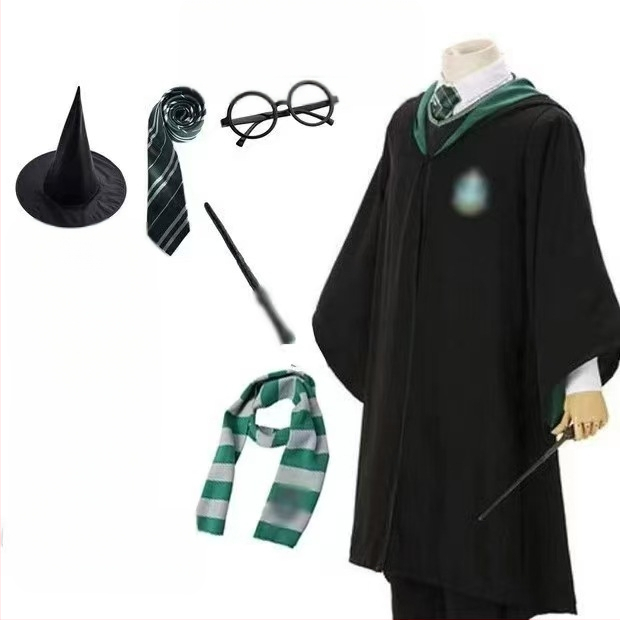 Haine Harry Potter costum cos set complet Gryffindor înconjurător haină magică pentru copii uniformă școlară de performanță robe de vrăjitor