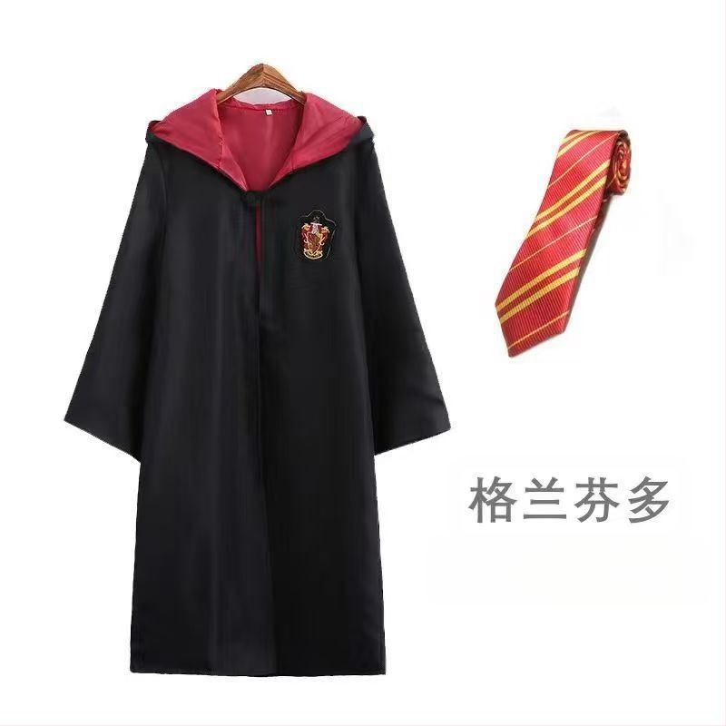 Haine Harry Potter costum cos set complet Gryffindor înconjurător haină magică pentru copii uniformă școlară de performanță robe de vrăjitor