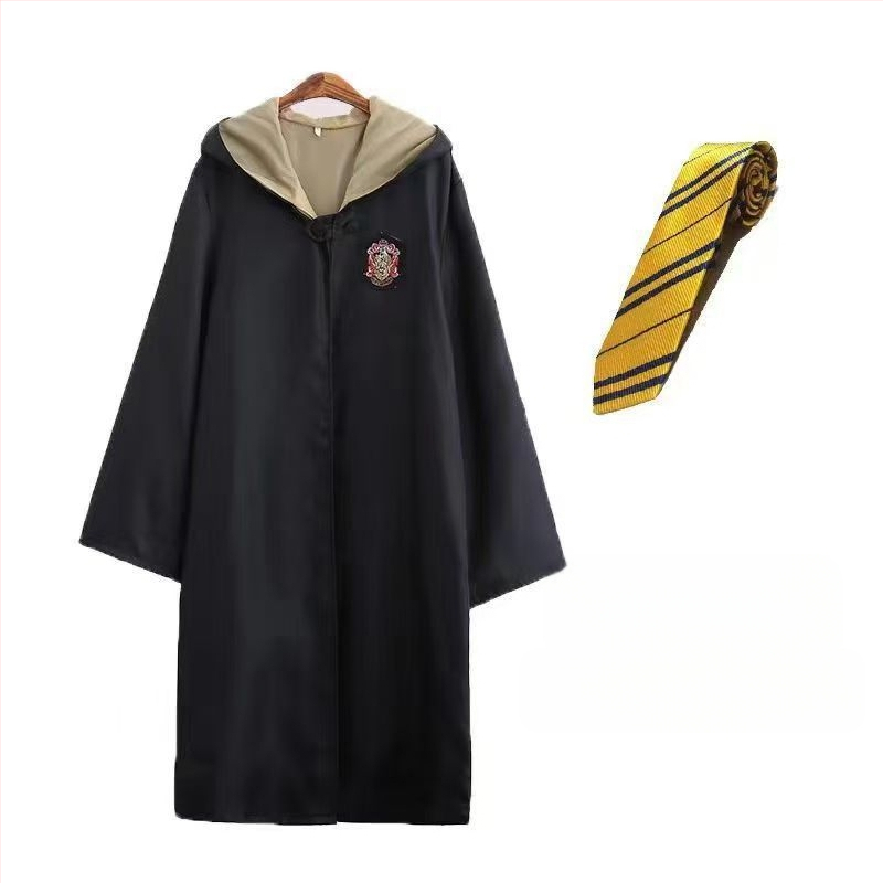 Haine Harry Potter costum cos set complet Gryffindor înconjurător haină magică pentru copii uniformă școlară de performanță robe de vrăjitor