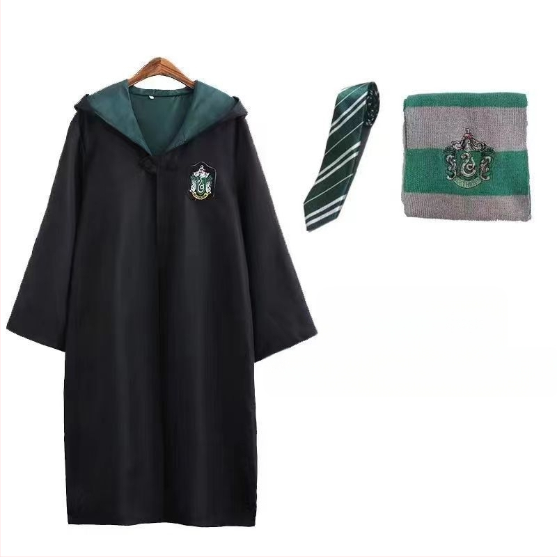 Haine Harry Potter costum cos set complet Gryffindor înconjurător haină magică pentru copii uniformă școlară de performanță robe de vrăjitor