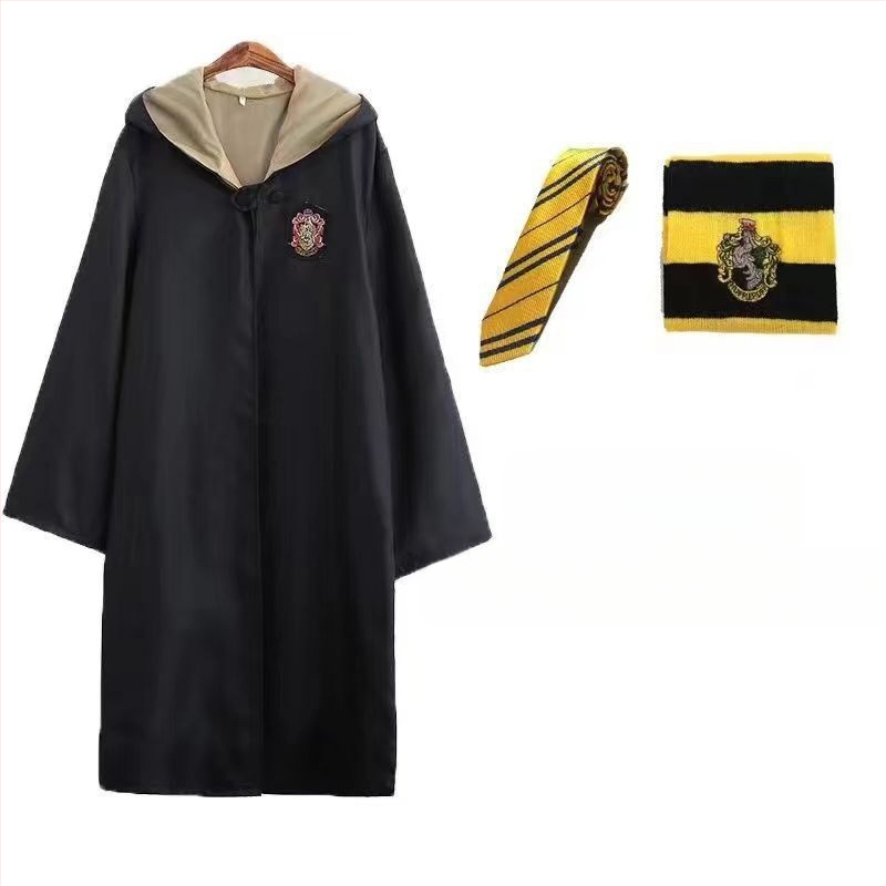 Haine Harry Potter costum cos set complet Gryffindor înconjurător haină magică pentru copii uniformă școlară de performanță robe de vrăjitor