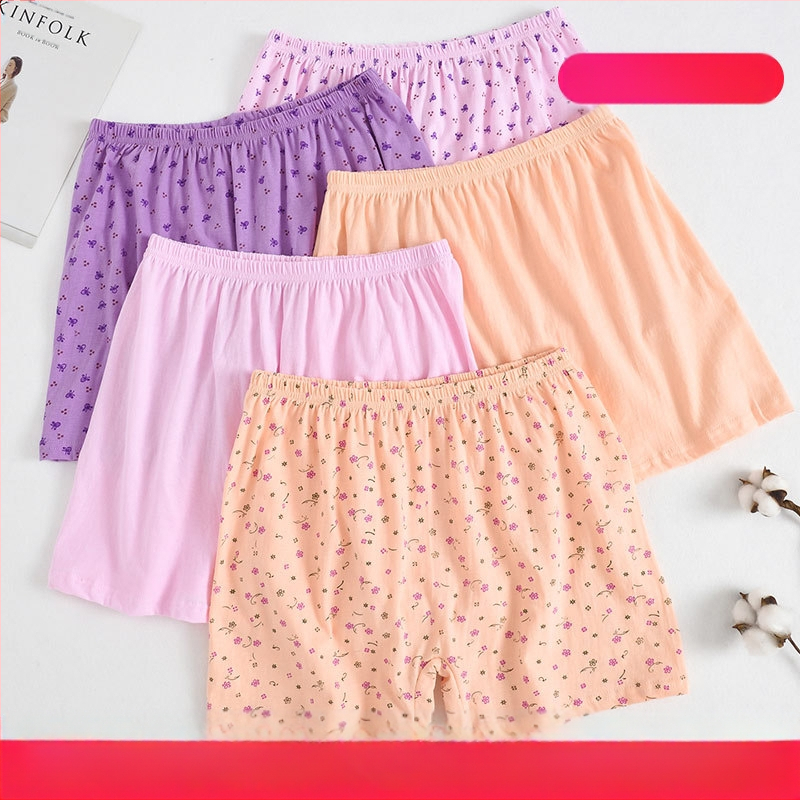 Keskealise ja eaka ema aluspesu puuvillased kõrge vöökohaga lahtised bokserid ema puuvillased aluspesu puuvillased naiste pluss-suuruses lühikesed püksid