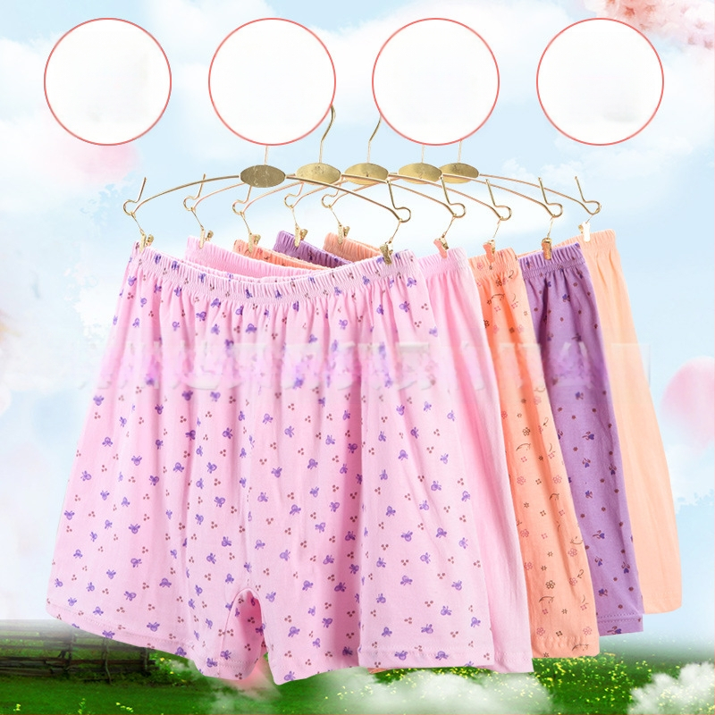 Keskealise ja eaka ema aluspesu puuvillased kõrge vöökohaga lahtised bokserid ema puuvillased aluspesu puuvillased naiste pluss-suuruses lühikesed püksid