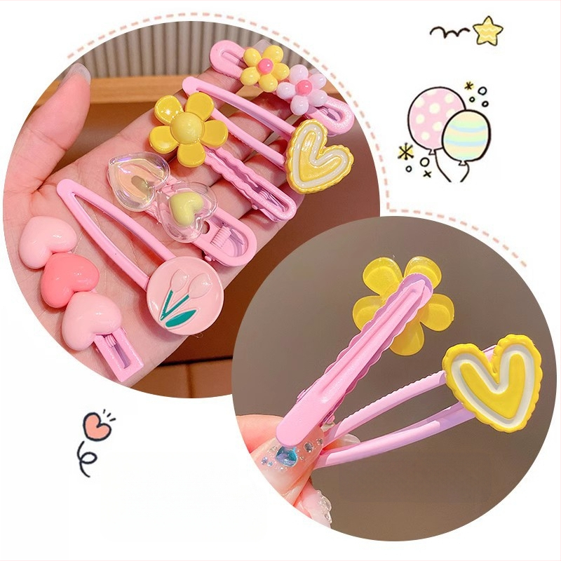 Dopamiiniga laste katkine juuksenõel 2023 uus tukk klipsiga armas tüdruk beebi BB klipsiga juuksenõelaga peakate naistele