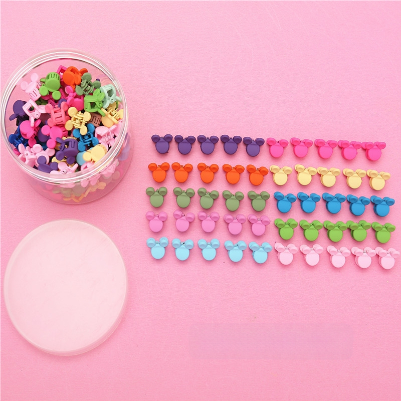 50 konservuotų vaikiškų mažų gėlių formos plaukų segtukų, princesės, mieli galvos apdangalai, kūdikių mergaičių plaukų aksesuarai, animacinių filmukų kirpčiukai, maža segtuko segtukas