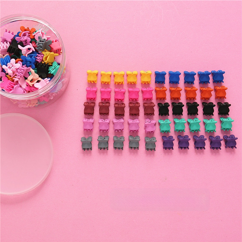 50 konservuotų vaikiškų mažų gėlių formos plaukų segtukų, princesės, mieli galvos apdangalai, kūdikių mergaičių plaukų aksesuarai, animacinių filmukų kirpčiukai, maža segtuko segtukas