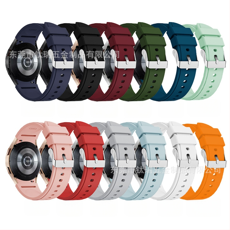 Oficiali „Samsung Galaxy Watch 4 Classic“ silikoninė universali apyrankė.