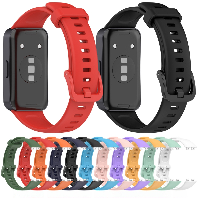 Yuelai puternic pentru brățara Huawei 9 curea din silicon cu dop metalic curea Huawei brățară 8 curea band9