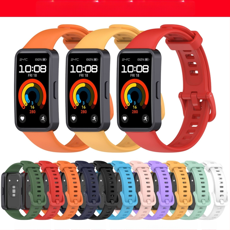 Yuelai puternic pentru brățara Huawei 9 curea din silicon cu dop metalic curea Huawei brățară 8 curea band9