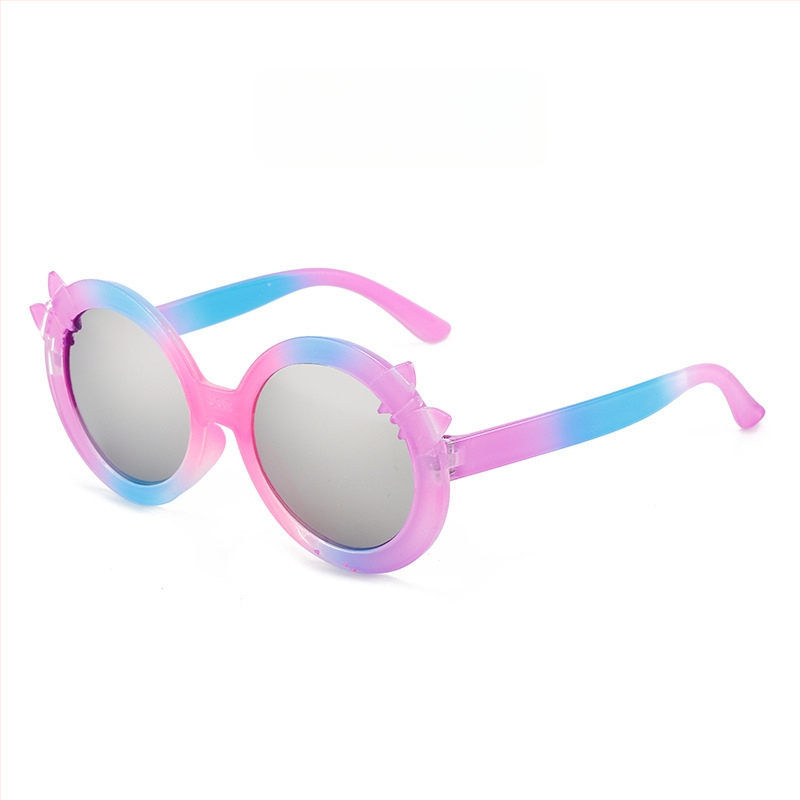 Laste päikeseprillid Armsad printsessi moegradient-koomiksiprillid Meeste ja naiste päikeseprillid Laste värvilised päikesekaitsekreemid Moodsad prillid