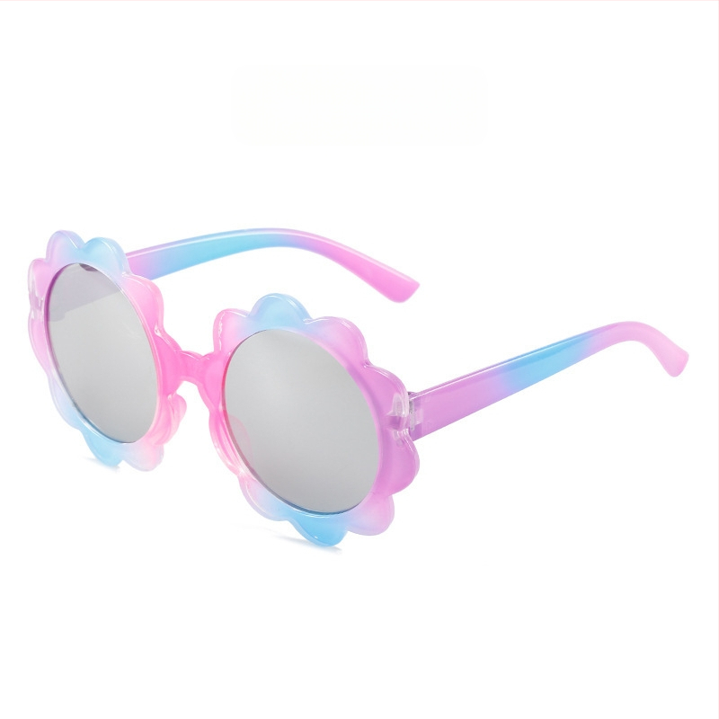 Laste päikeseprillid Armsad printsessi moegradient-koomiksiprillid Meeste ja naiste päikeseprillid Laste värvilised päikesekaitsekreemid Moodsad prillid