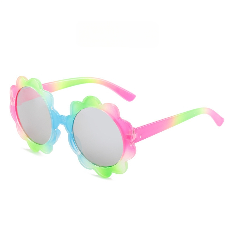 Laste päikeseprillid Armsad printsessi moegradient-koomiksiprillid Meeste ja naiste päikeseprillid Laste värvilised päikesekaitsekreemid Moodsad prillid