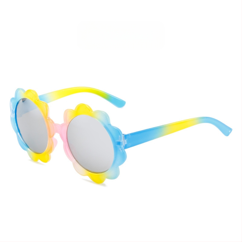 Laste päikeseprillid Armsad printsessi moegradient-koomiksiprillid Meeste ja naiste päikeseprillid Laste värvilised päikesekaitsekreemid Moodsad prillid