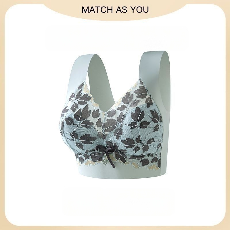 Suur rinnaümbermõõt näidatud Väike ääreta naiste aluspesu Naiste push-up rinnahoidja lõtvumisvastane sportlik pluss-suuruses aluspesu naistele Ilus seljaosaga aluspesu naistele