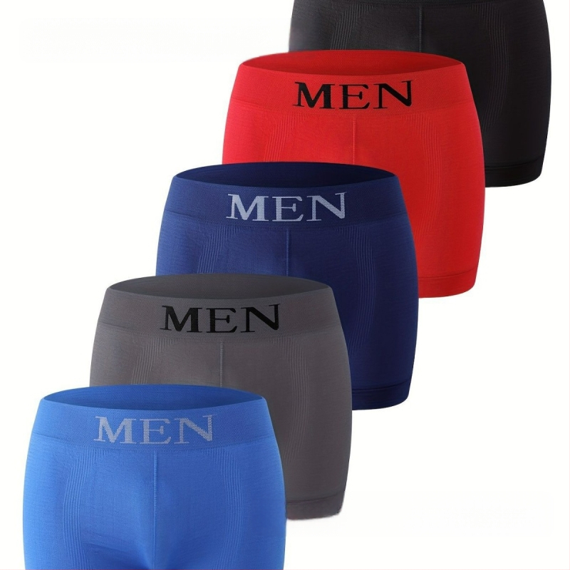 Europski i američki prekogranični Temu specijaliziran je za visokoelastične muške ležerne bešavne udobne prozračne mekane muške bokserice do sredine struka