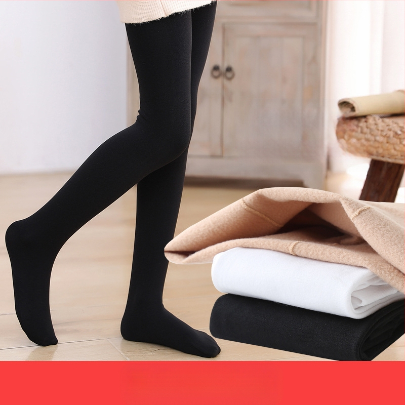 Meiteņu deju zeķubikses pavasarim, rudenim un ziemai, ar flīsa oderi un biezāku audumu, baltas baletam paredzētas legingas, plānas flīsa bērnu zeķubikses