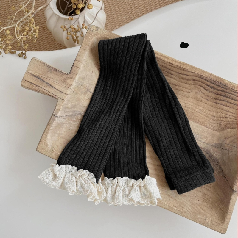 Pitsilised Korea retuusid, õueriietus kevad- ja sügisriietuseks, tüdrukute sukkpüksid, universaalsed beebitüdrukute sukkpüksid pitsiga