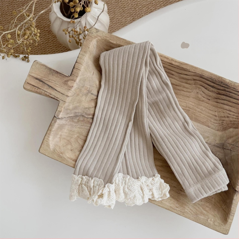 Pitsilised Korea retuusid, õueriietus kevad- ja sügisriietuseks, tüdrukute sukkpüksid, universaalsed beebitüdrukute sukkpüksid pitsiga