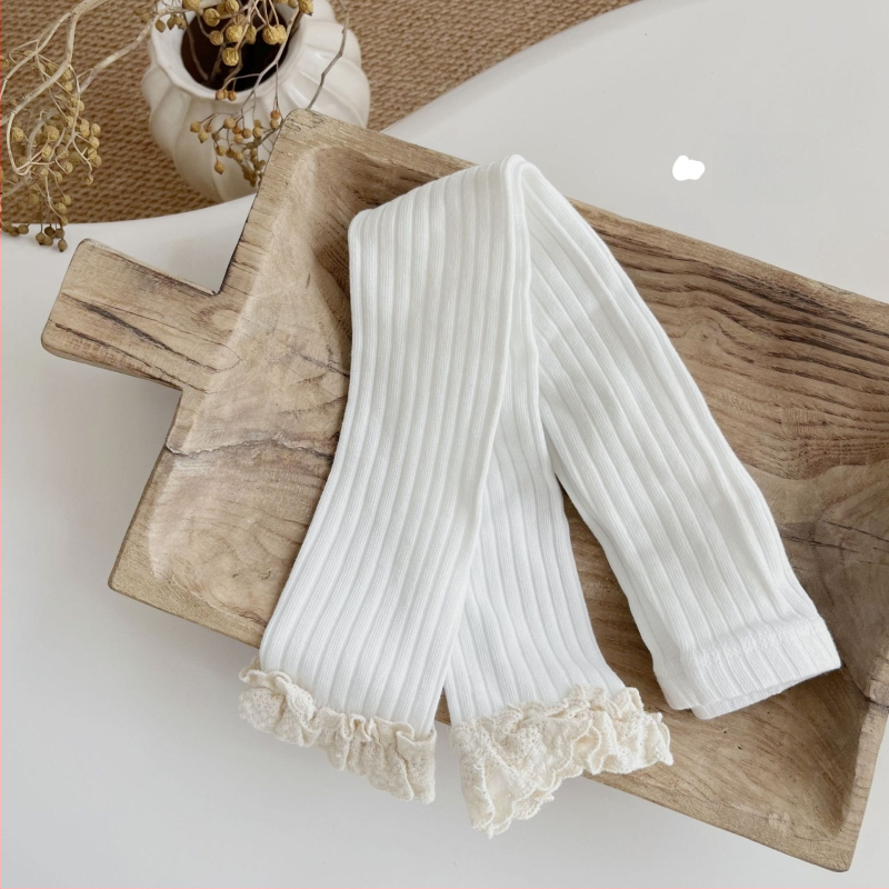 Pitsilised Korea retuusid, õueriietus kevad- ja sügisriietuseks, tüdrukute sukkpüksid, universaalsed beebitüdrukute sukkpüksid pitsiga