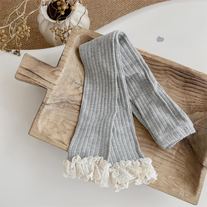 Pitsilised Korea retuusid, õueriietus kevad- ja sügisriietuseks, tüdrukute sukkpüksid, universaalsed beebitüdrukute sukkpüksid pitsiga