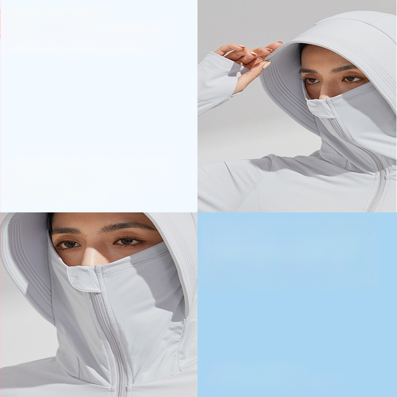 Γυναικεία ρούχα με μακριά αντιηλιακή προστασία 2025, προστασία από τον ήλιο σε όλο το σώμα, προστασία από την υπεριώδη ακτινοβολία, ρούχα προστασίας από τον ήλιο για εξωτερικούς χώρους, δροσερά, αναπνεύσιμα, μεταξωτά, για την άνοιξη και το καλοκαίρι