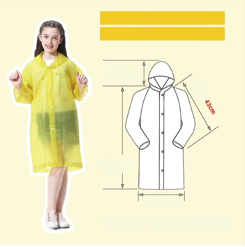 Didmeninė prekyba sutirštintais vienkartiniais vaikiškais lietpalčiais Eva sutirštintais Siamo mokykliniais lauko kelionių vaizdingomis vietovėmis gamintojo didmeninė prekyba