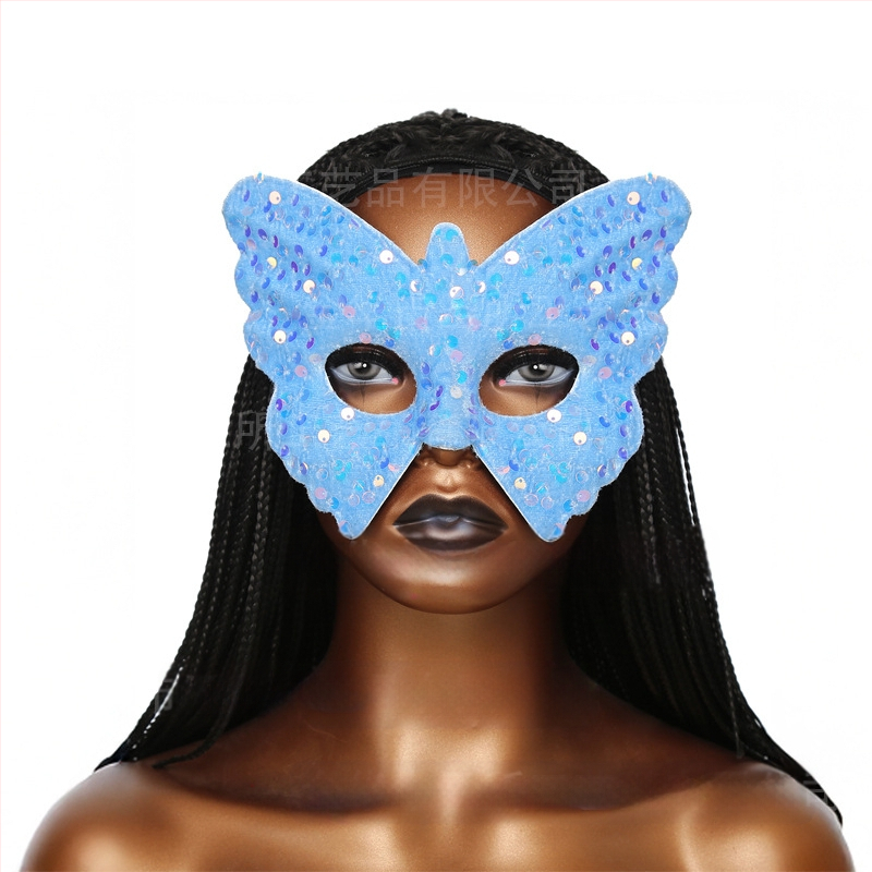 Маска за Хелоуин с котка от Cross Border Hot Cat, Маска на Черната пантера, Маска на Черната котка, Дантелена котешка маска, Маска за котка с пайети