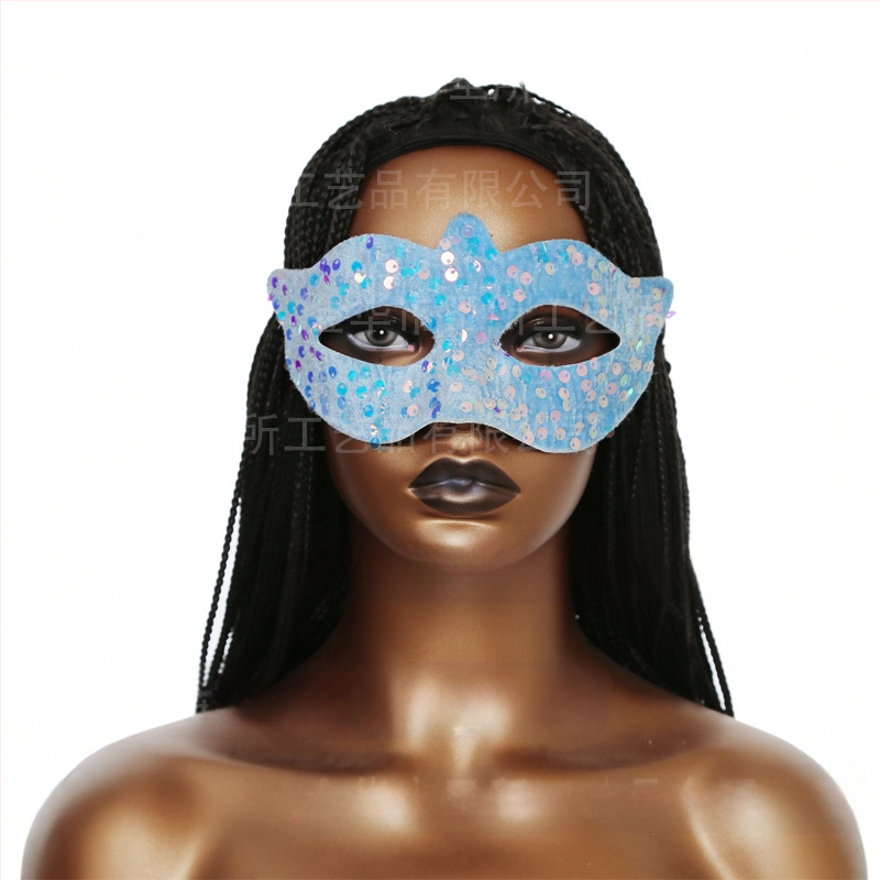 Маска за Хелоуин с котка от Cross Border Hot Cat, Маска на Черната пантера, Маска на Черната котка, Дантелена котешка маска, Маска за котка с пайети