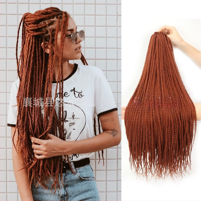 Xuchangi parukas, naiste heegeldatud juuksed, kolmeharulised punutised, sünteetilised punutised