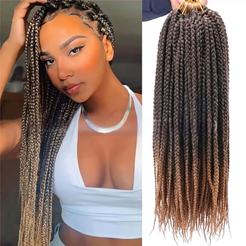 Xuchangi parukas, naiste heegeldatud juuksed, kolmeharulised punutised, sünteetilised punutised