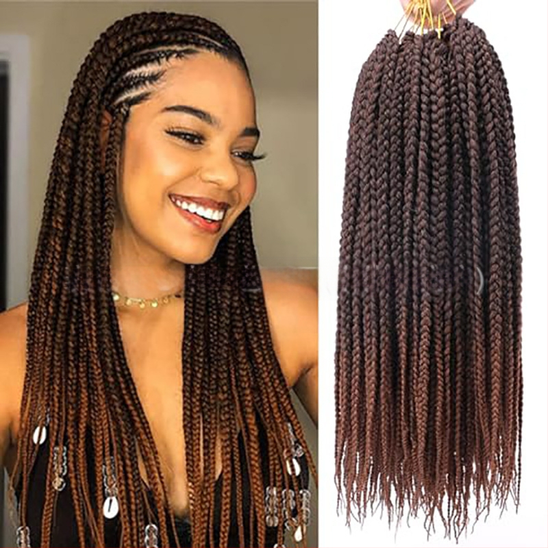 Xuchangi parukas, naiste heegeldatud juuksed, kolmeharulised punutised, sünteetilised punutised