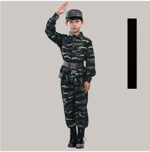 Детски камуфлажен костюм, костюм за родител-дете, обучение за дейности навън, детска градина, за ученици от началното и средното училище, военен тренировъчен летен лагер...