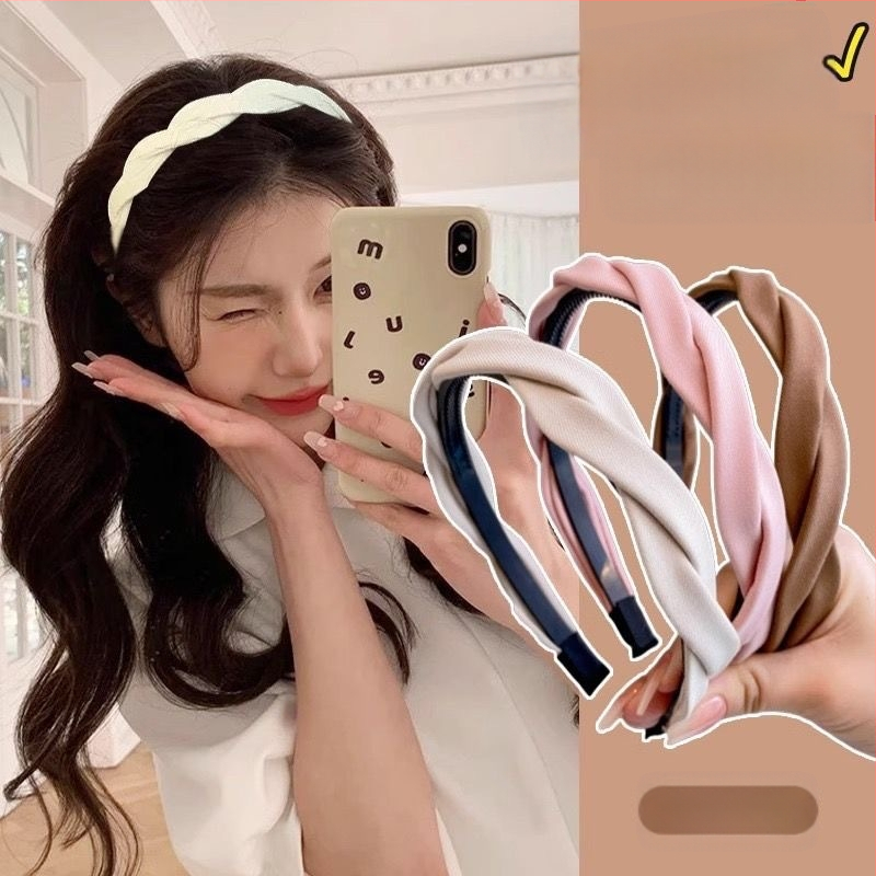 Aukšta galvos juosta moterims, 2024 m. naujo stiliaus, veido plovimo neslystanti galvos juosta, plačiabrylė, dantyta, presuota plaukų antspaudo galvos apdangalas, paprastas plaukų ryšulys