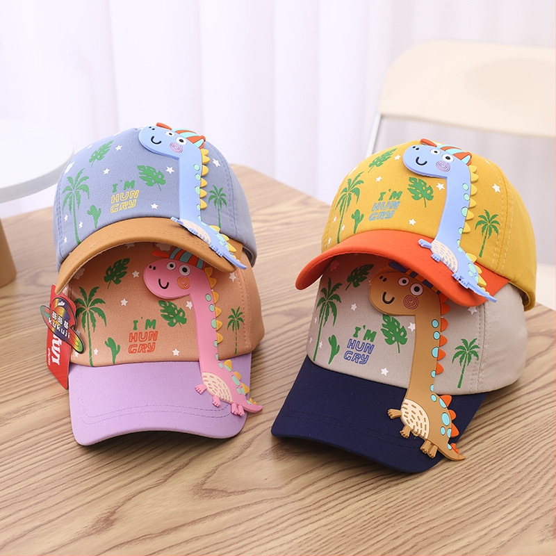 L126 Dječja kapa Proljeće 2023. Modna zapadnjačka bejzbolska kapa s dinosaurima za dječake i djevojčice