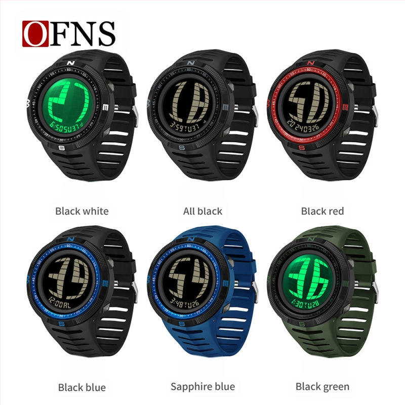 OFNS kaubamärgi kella piiriülene elektrooniline kell õpilastele multifunktsionaalne välistingimustes sportimiseks mõeldud ajaveetmise veekindel mägironimiskell
