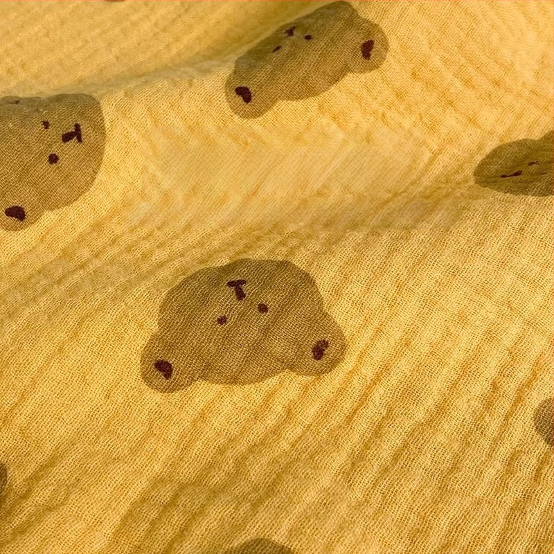 Vaikiškas korėjietiškas animacinių filmukų trikampis 2024 m. Naujas rudens ir žiemos kūdikio vėjui atsparus šiltas mielas meškiuko šalikas